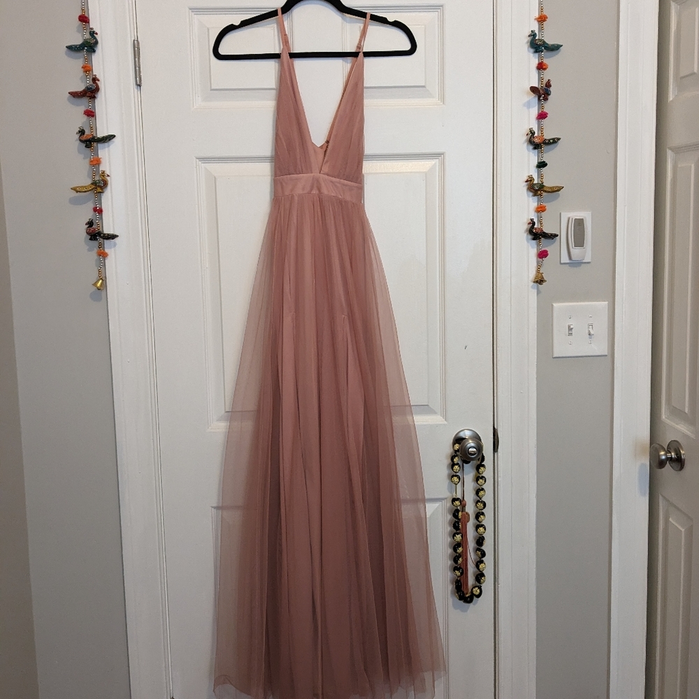 Pink formal dress